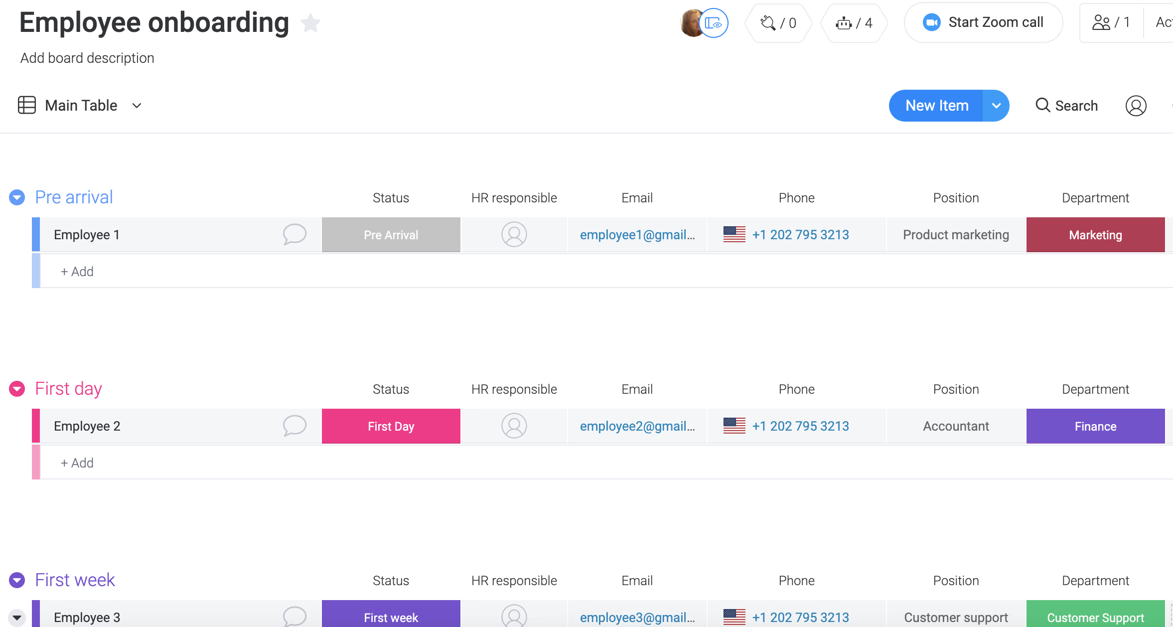 New Employee Onboarding: Phối hợp tiếp nhận nh&acirc;n sự mới
