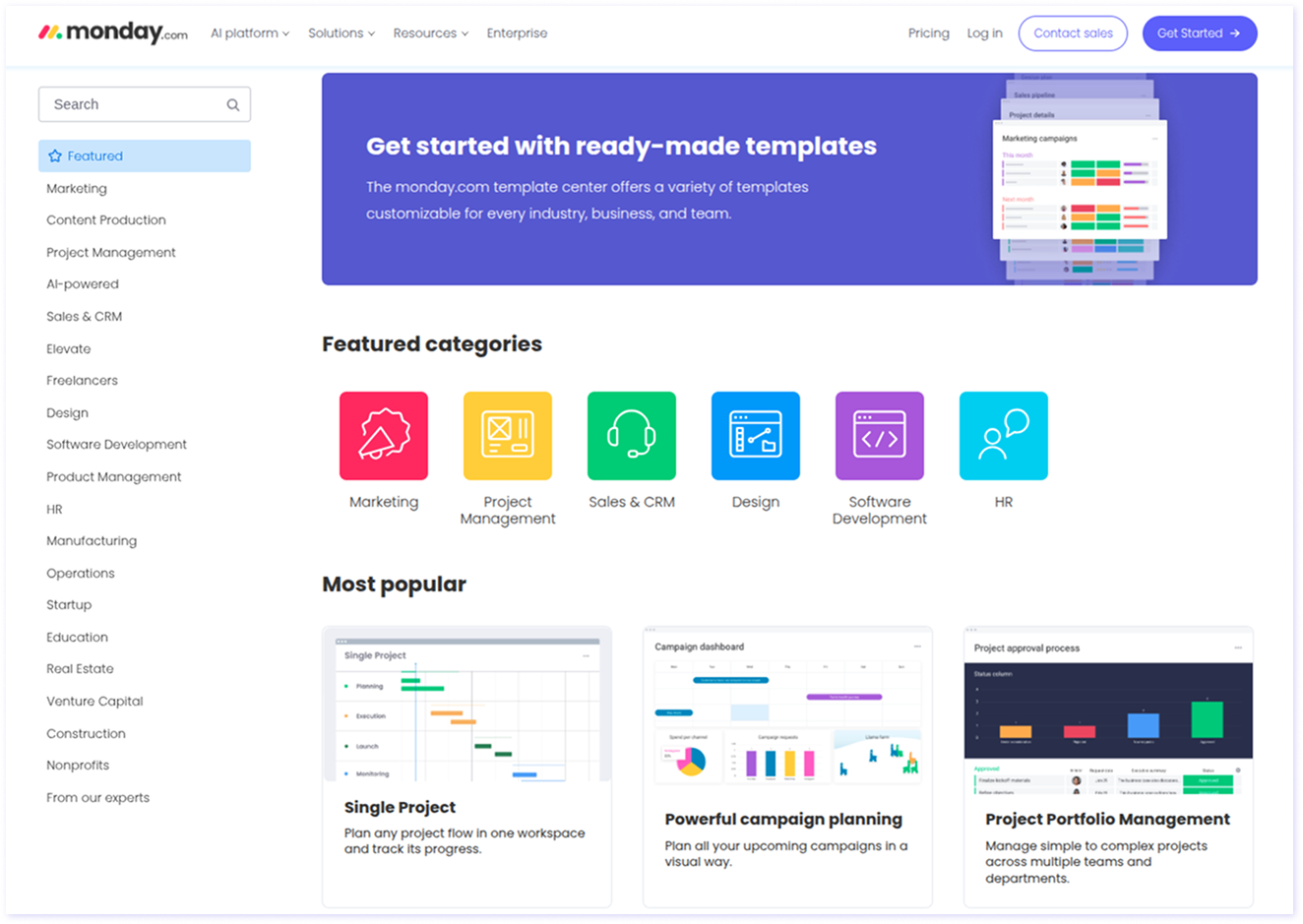 monday.com Templates hỗ trợ doanh nghiệp như thế n&agrave;o?
