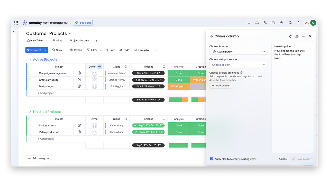 10 quy tr&igrave;nh doanh nghiệp n&ecirc;n tự động h&oacute;a với monday.com Automation