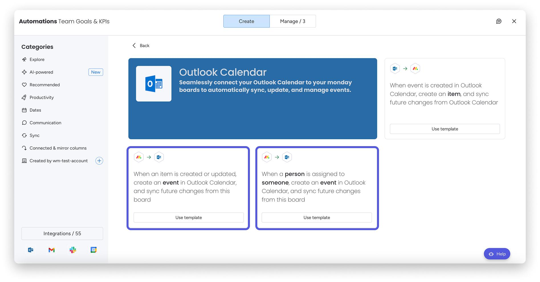 T&iacute;ch hợp monday.com với Outlook: Quản l&yacute; email v&agrave; lịch l&agrave;m việc