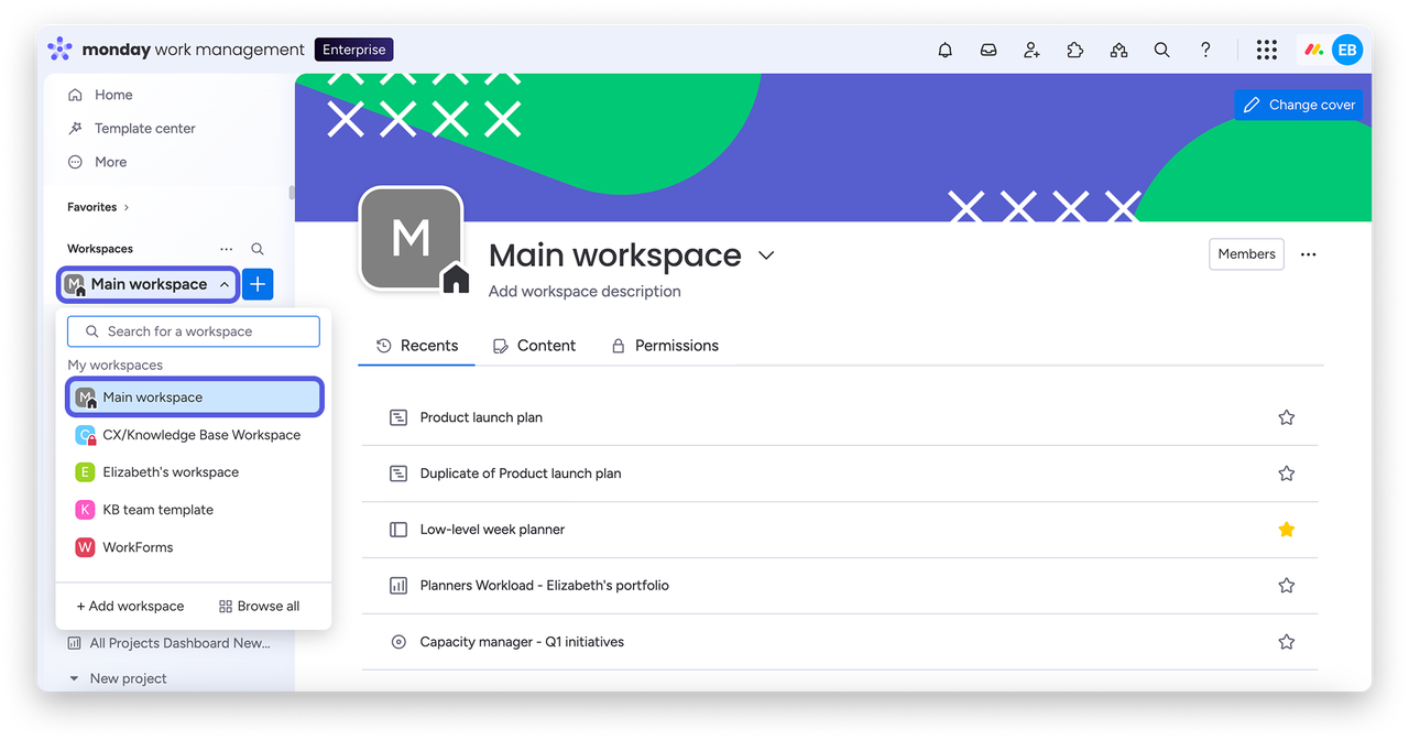 Giao diện monday.com hiển thị board quản l&yacute; c&ocirc;ng việc, dashboard v&agrave; automation cho doanh nghiệp